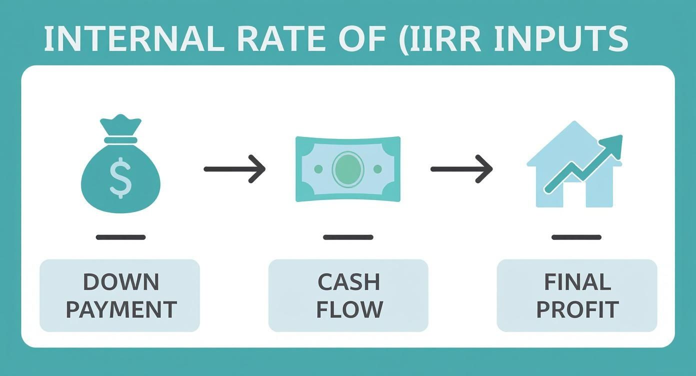 Infographic about what is internal rate of return