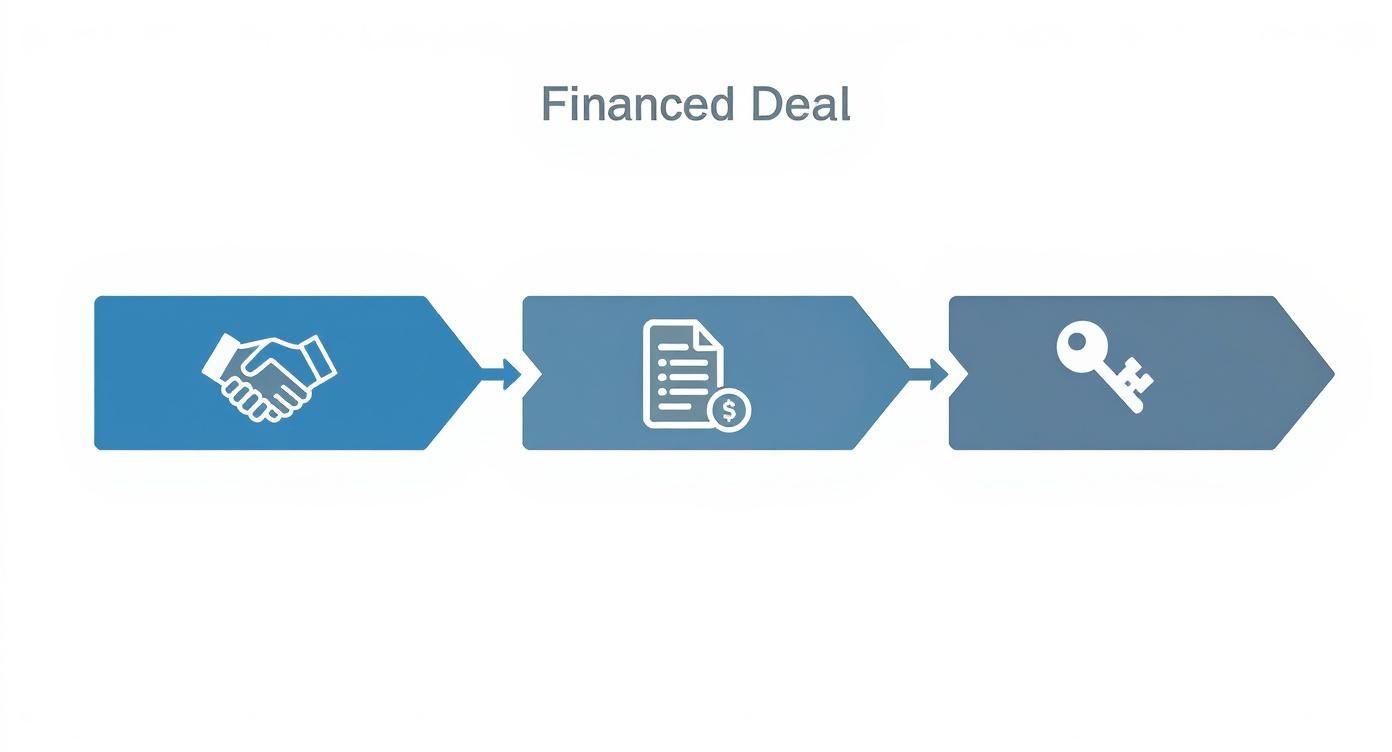 Infographic about what is seller financing