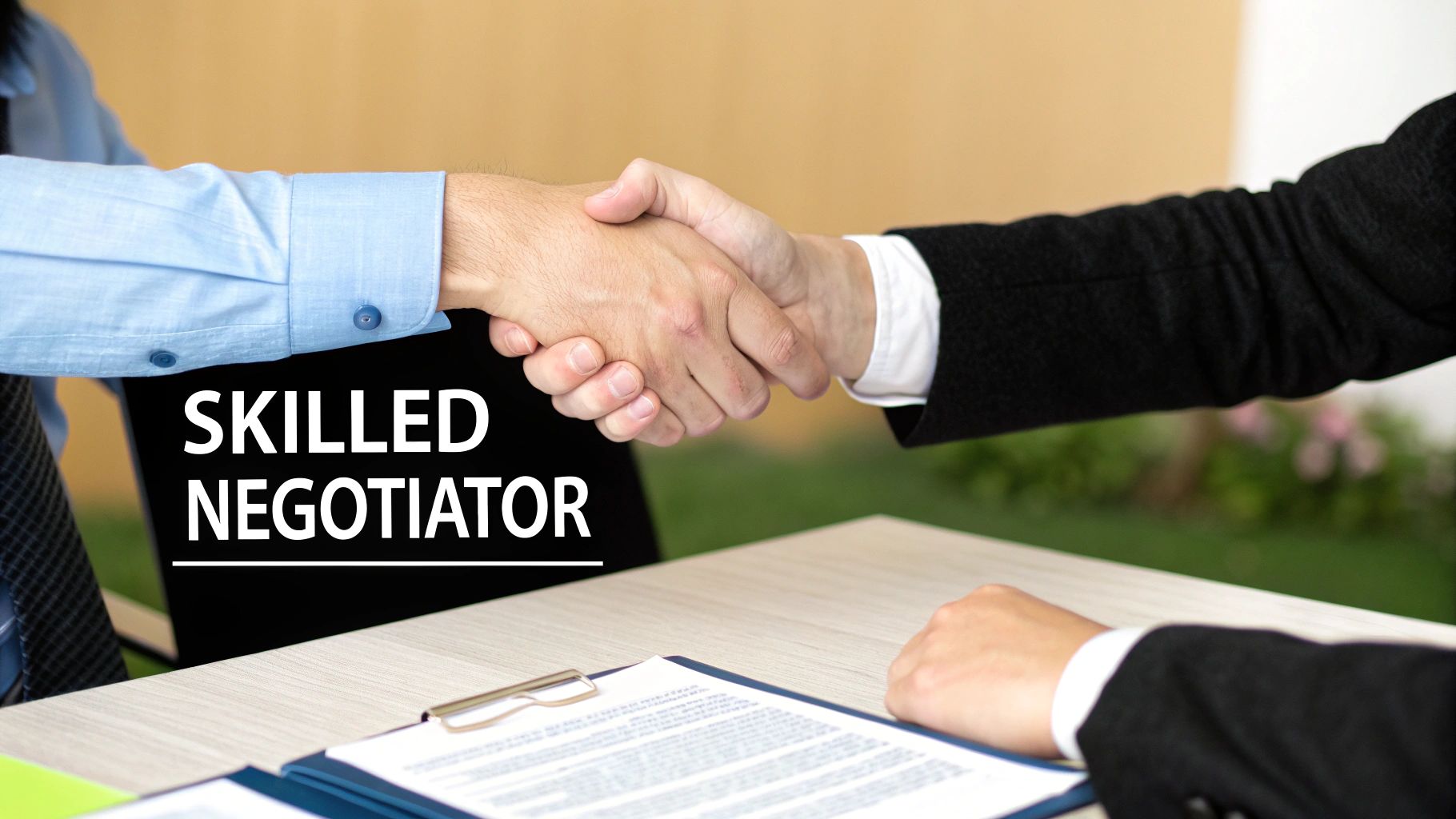 How do you handle negotiation, and can you share an example of a difficult negotiation?