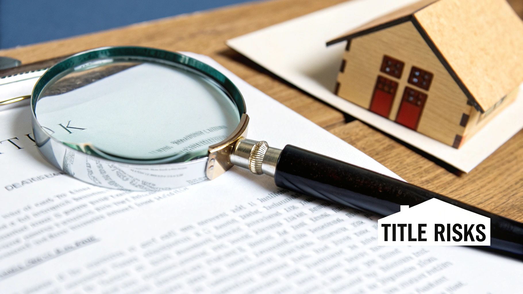 A large red warning sign with an exclamation mark, symbolizing risk, What Is a Quitclaim Deed