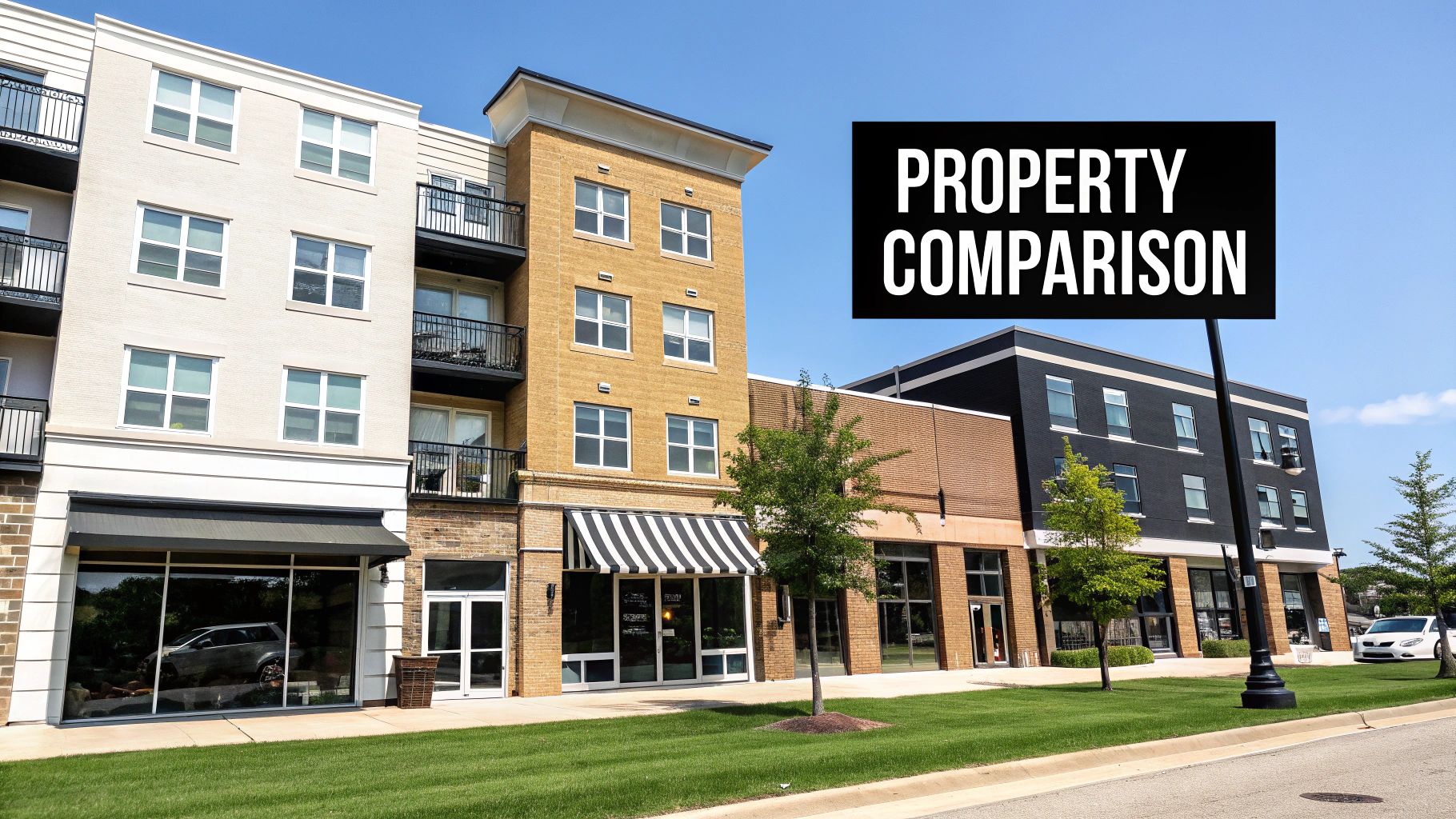 Two distinct Dallas properties being compared side-by-side