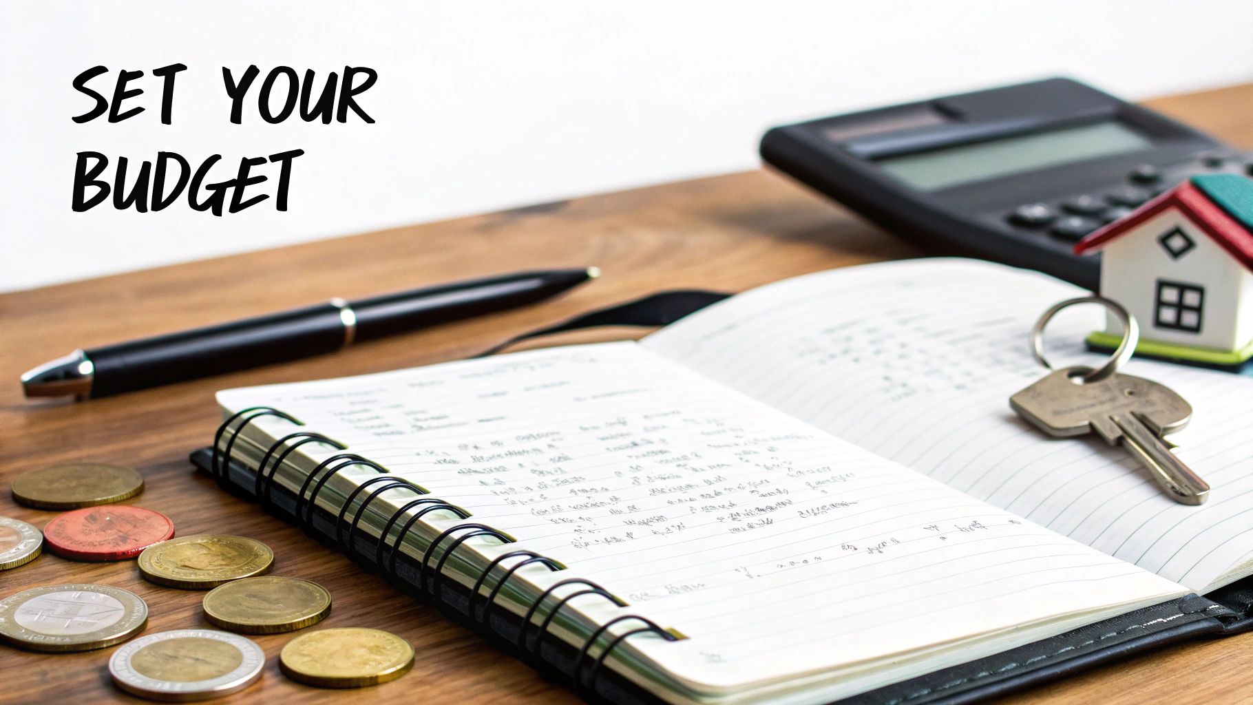 Determine Your Budget and Down Payment, Buying a New House Checklist