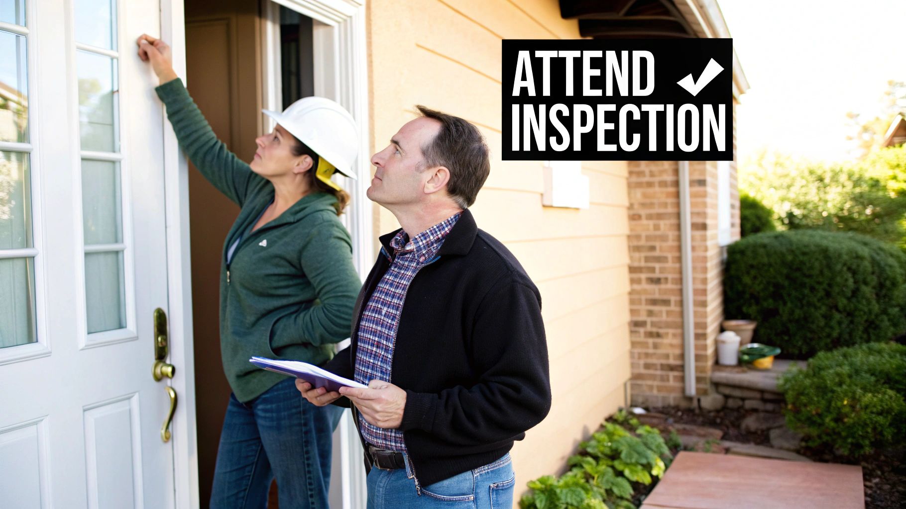 Always Attend the Home Inspection in Person, Inspection Tips for Buyers in Dallas