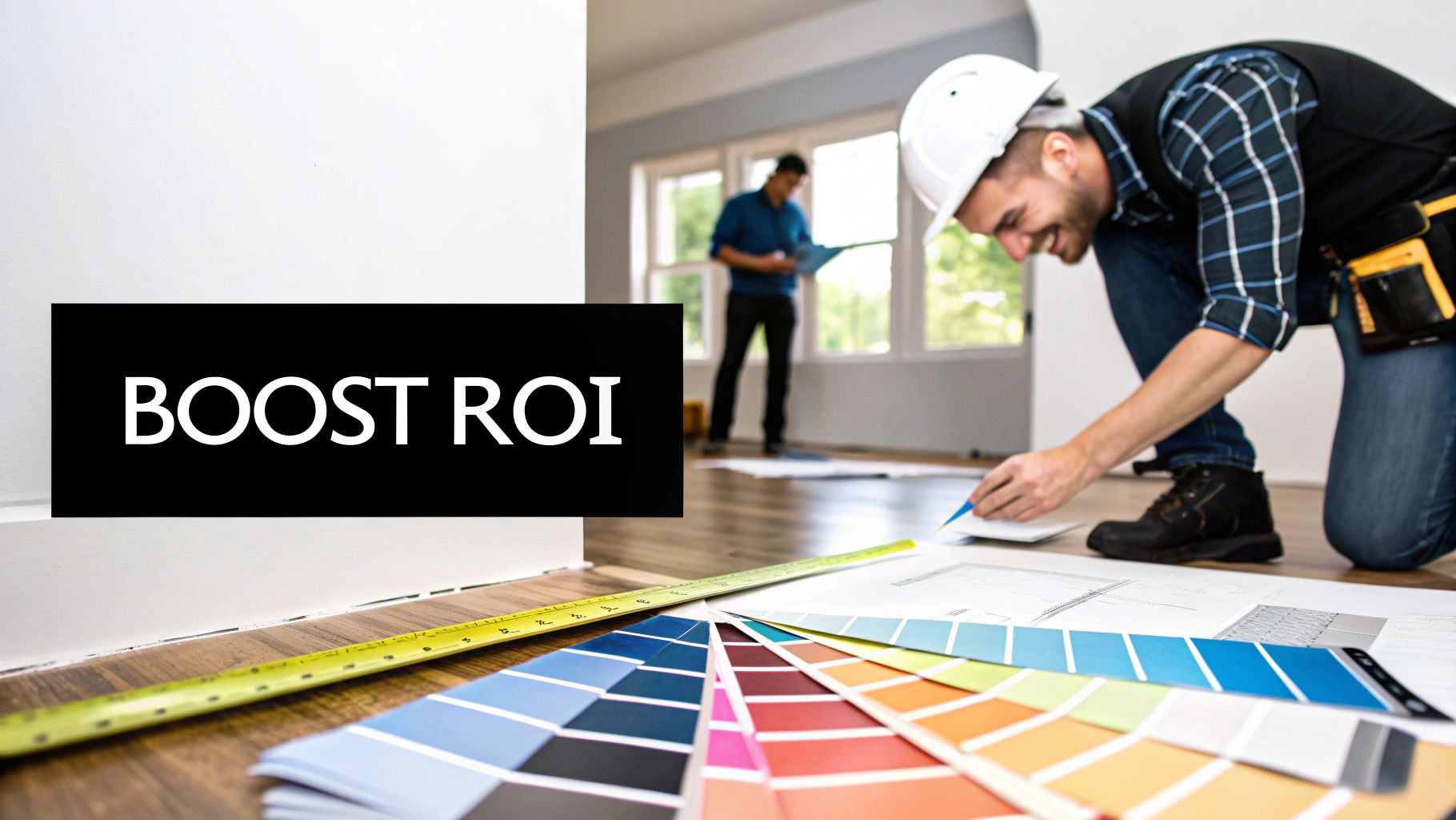 Modern Dallas homes lined up in a suburban neighborhood, showing property appreciation. How to Calculate Return on Investment Property