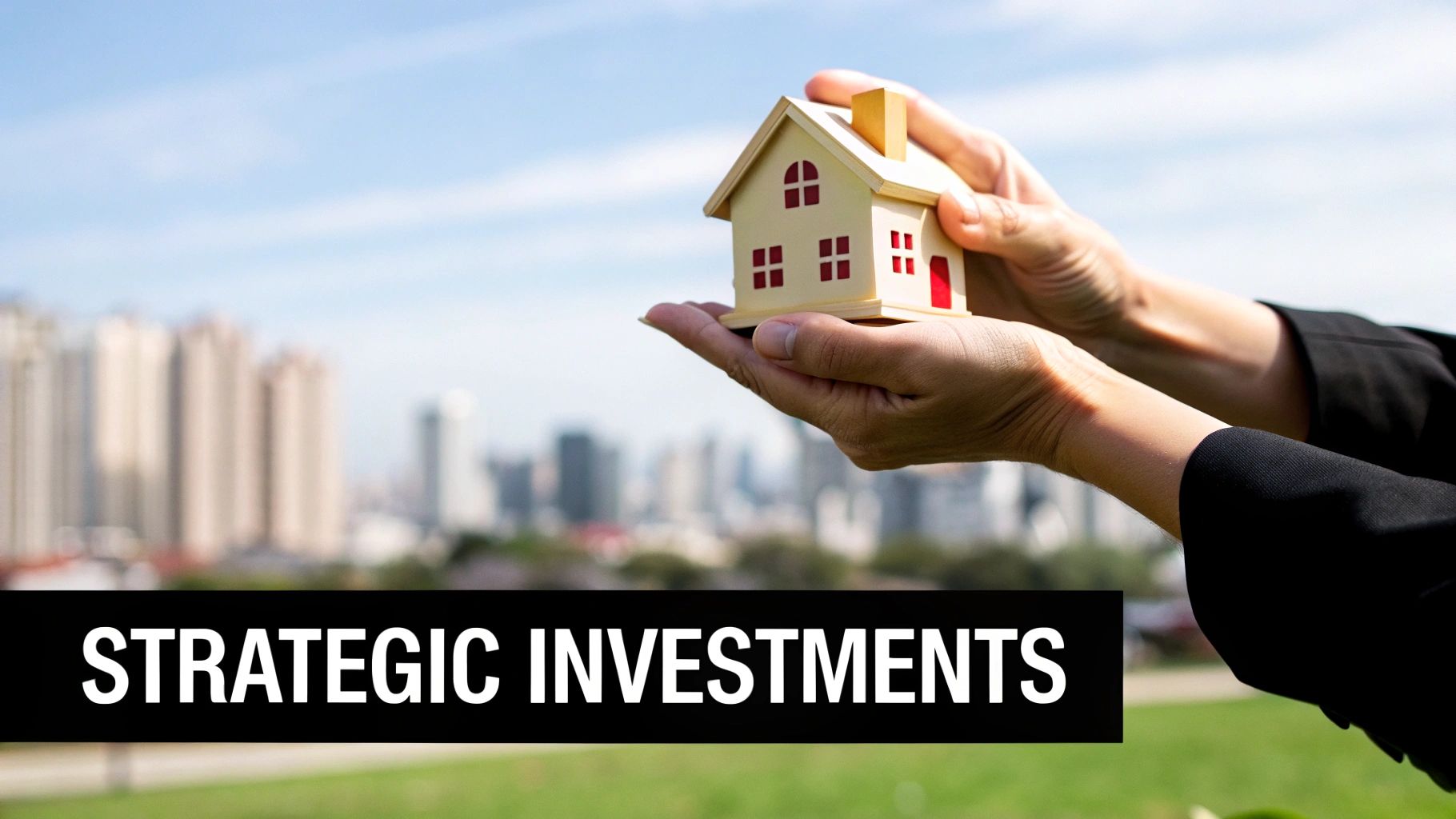 Dallas skyline with modern buildings reflecting in the water