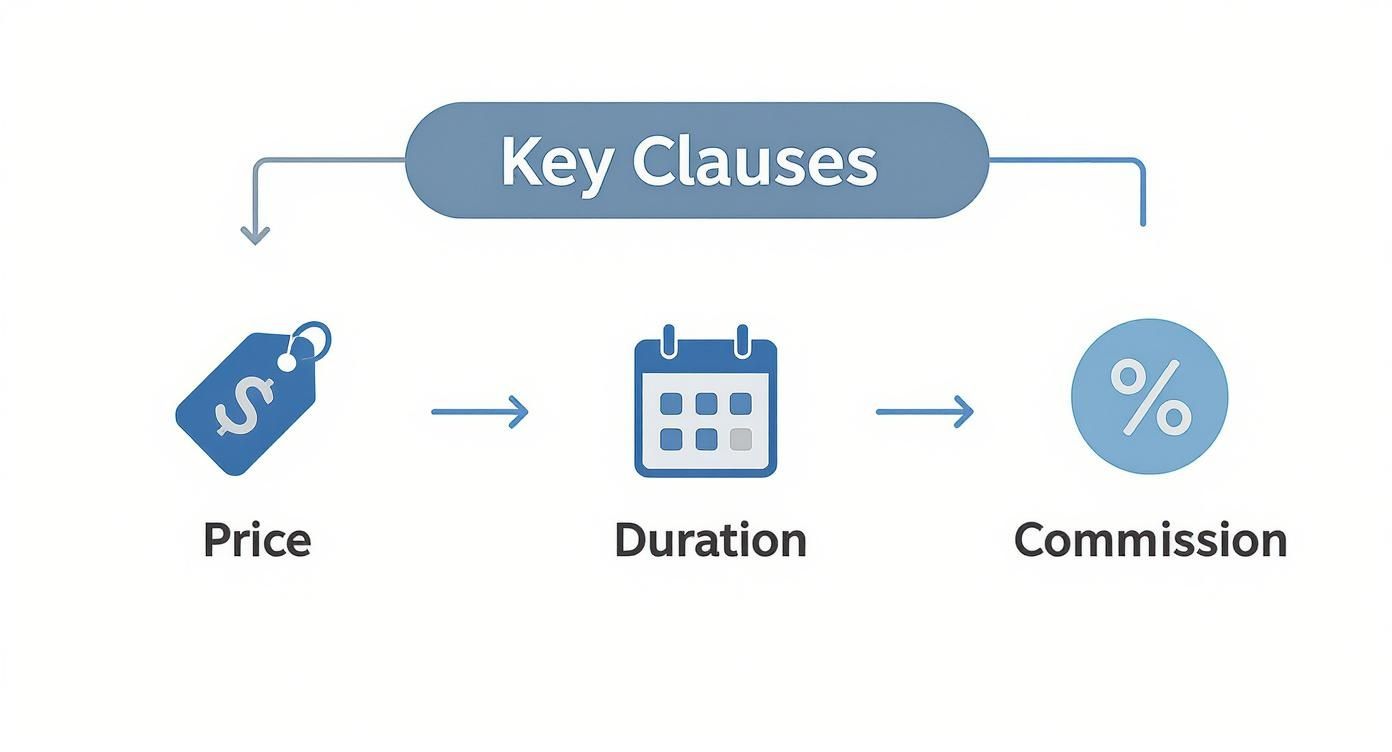 Infographic about exclusive right to sell listing agreement
