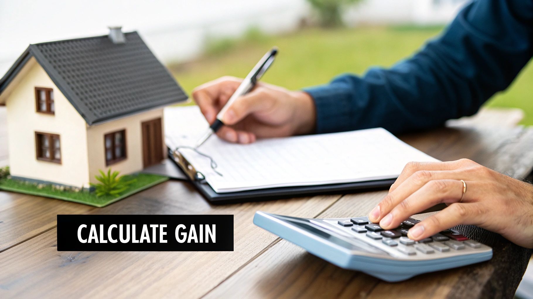 A bright, modern Dallas kitchen, representing a valuable capital improvement. Dallas Capital Gains Tax,