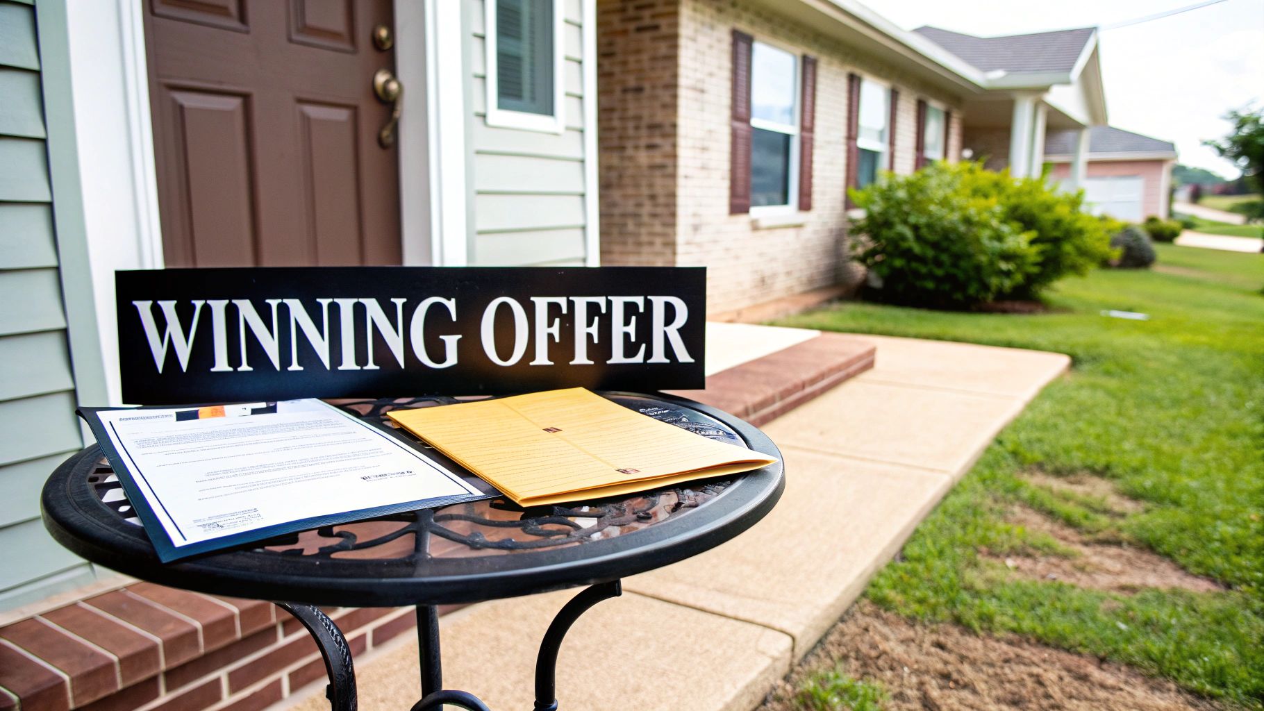 A modern home in a competitive Dallas neighborhood like Bishop Arts