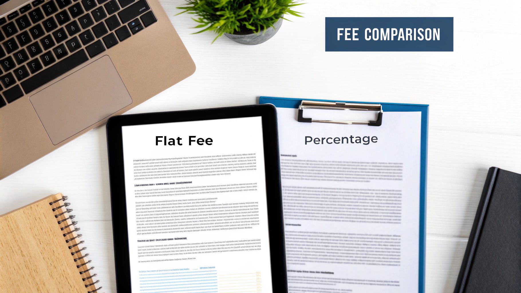 A professional real estate agent discussing terms with a client in a modern Dallas home.