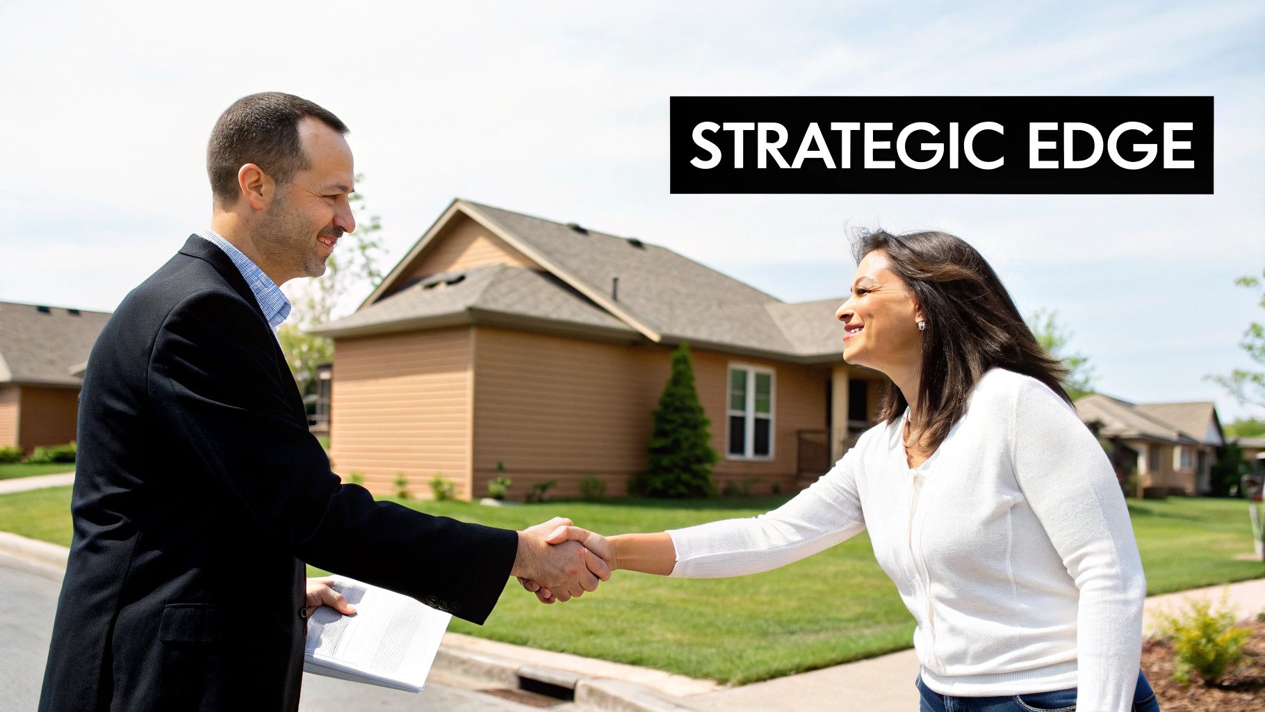 A modern Dallas home with a for sale sign in the yard