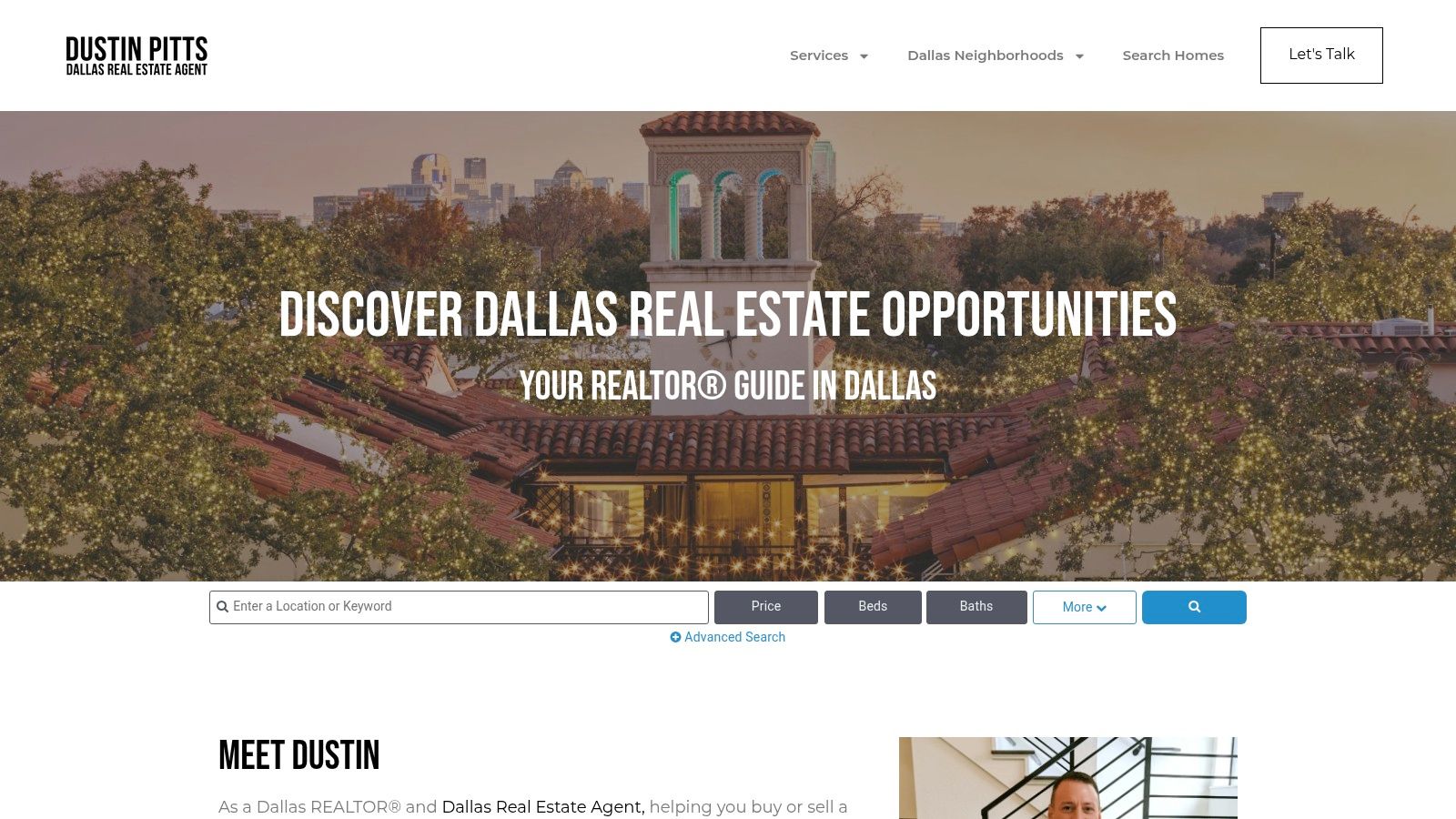 Dustin Pitts: The Hyperlocal Dallas Specialist, top realtors in Dallas Texas,