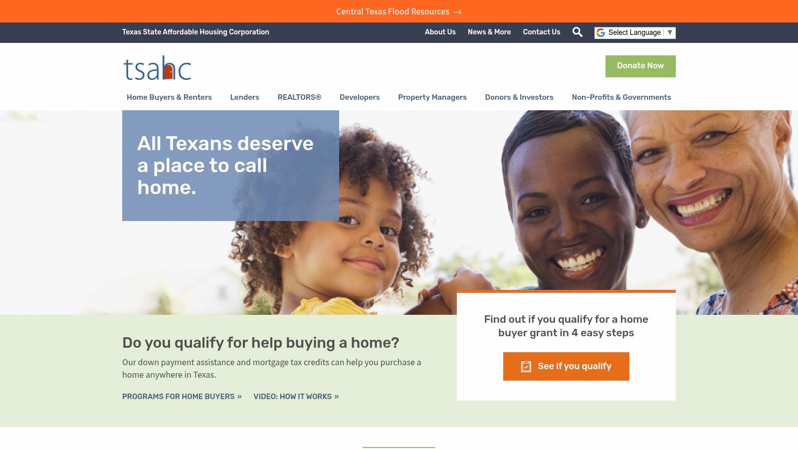 Texas State Affordable Housing Corporation (TSAHC), Dallas Texas Lenders