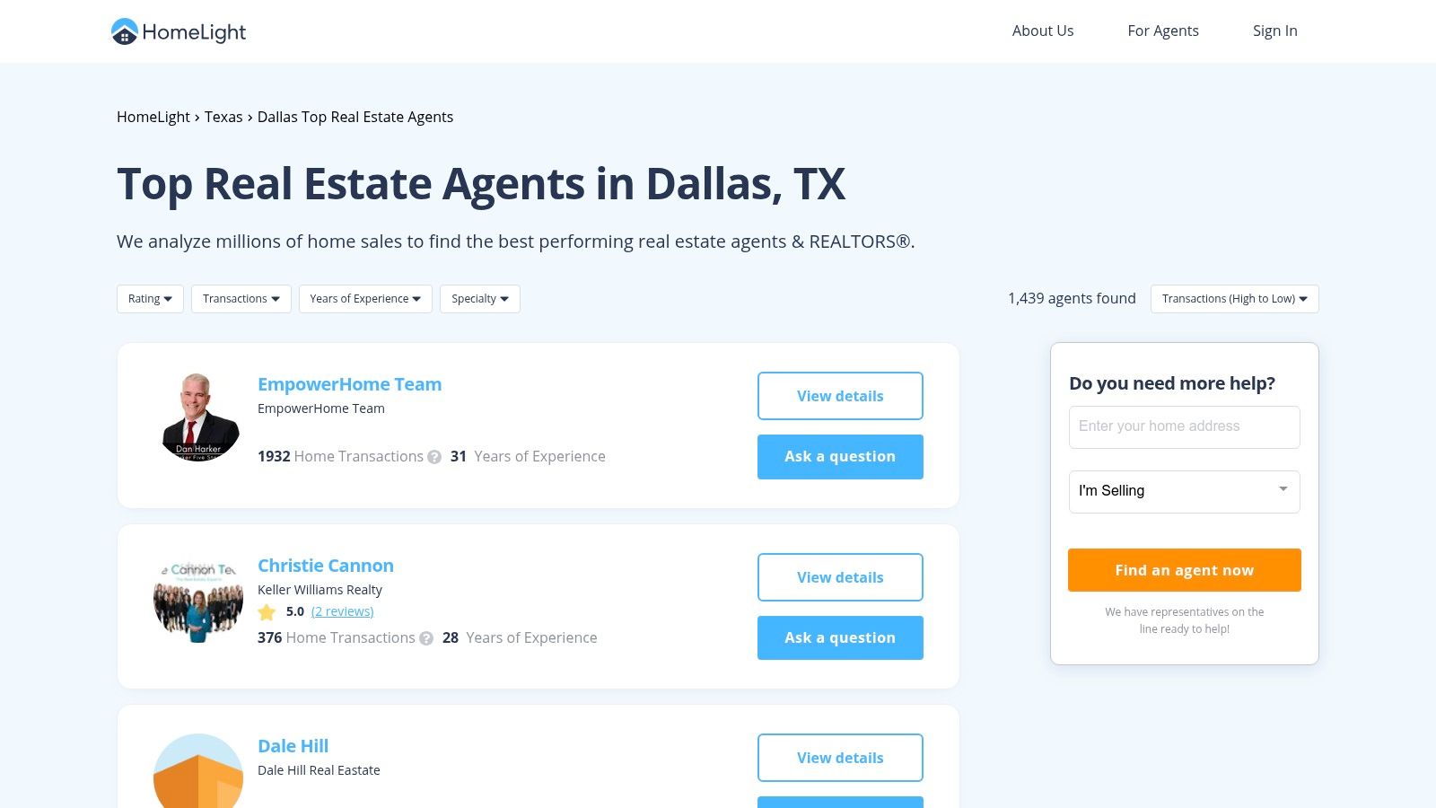HomeLight ā Top Dallas Agents & Free Match Service,best dallas real estate agents,