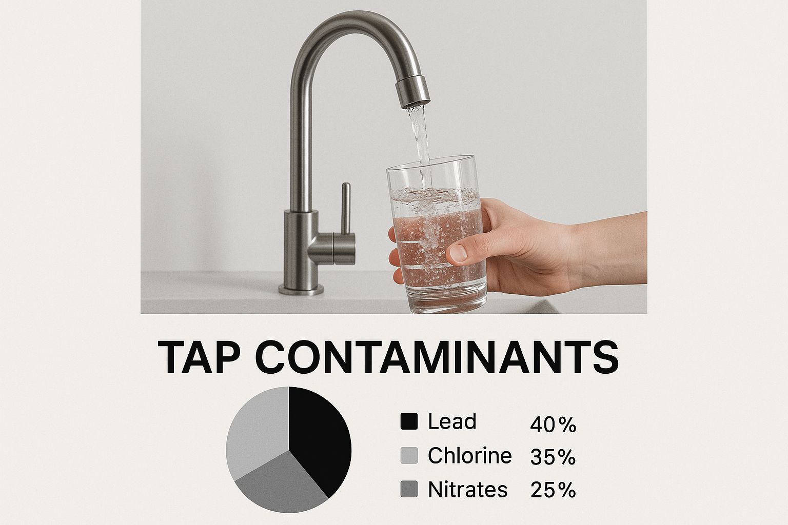 Infographic about home water quality testing