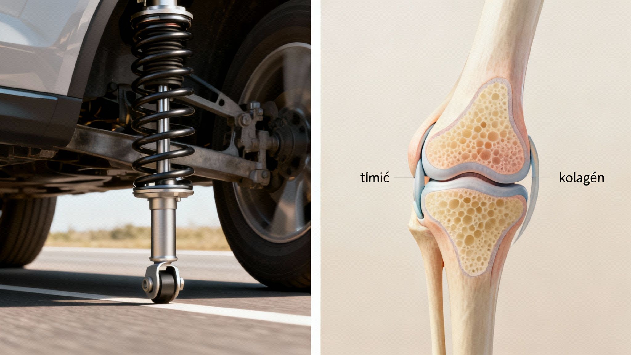 Person holding their knee, illustrating joint pain and the need for collagen