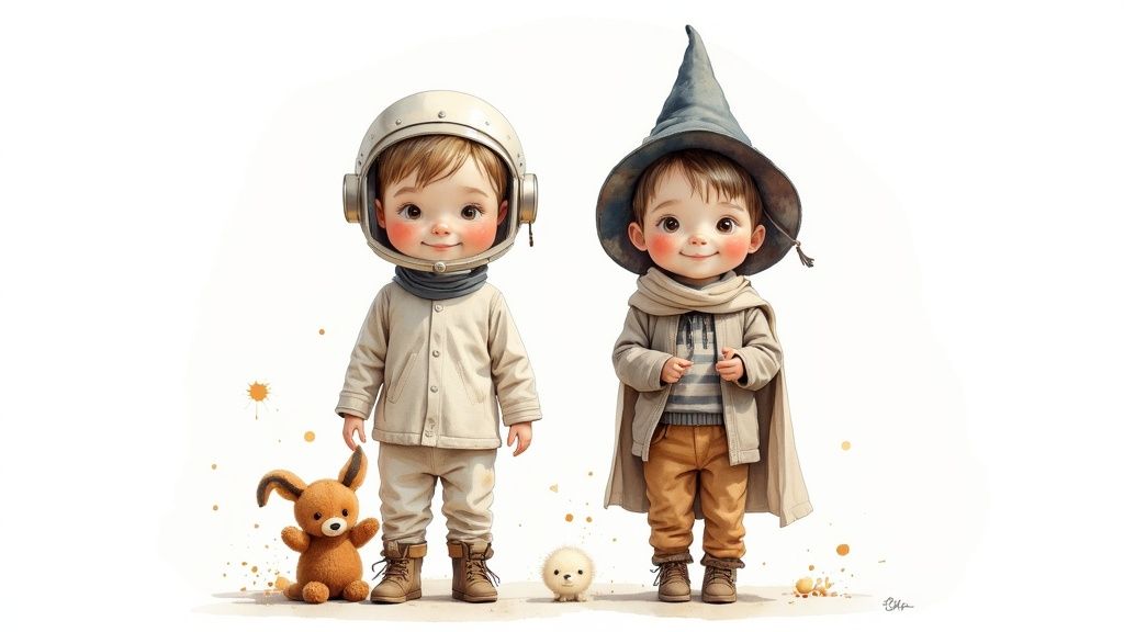 A diverse group of young students gathered around a colorful storybook, their faces lit with excitement and curiosity.