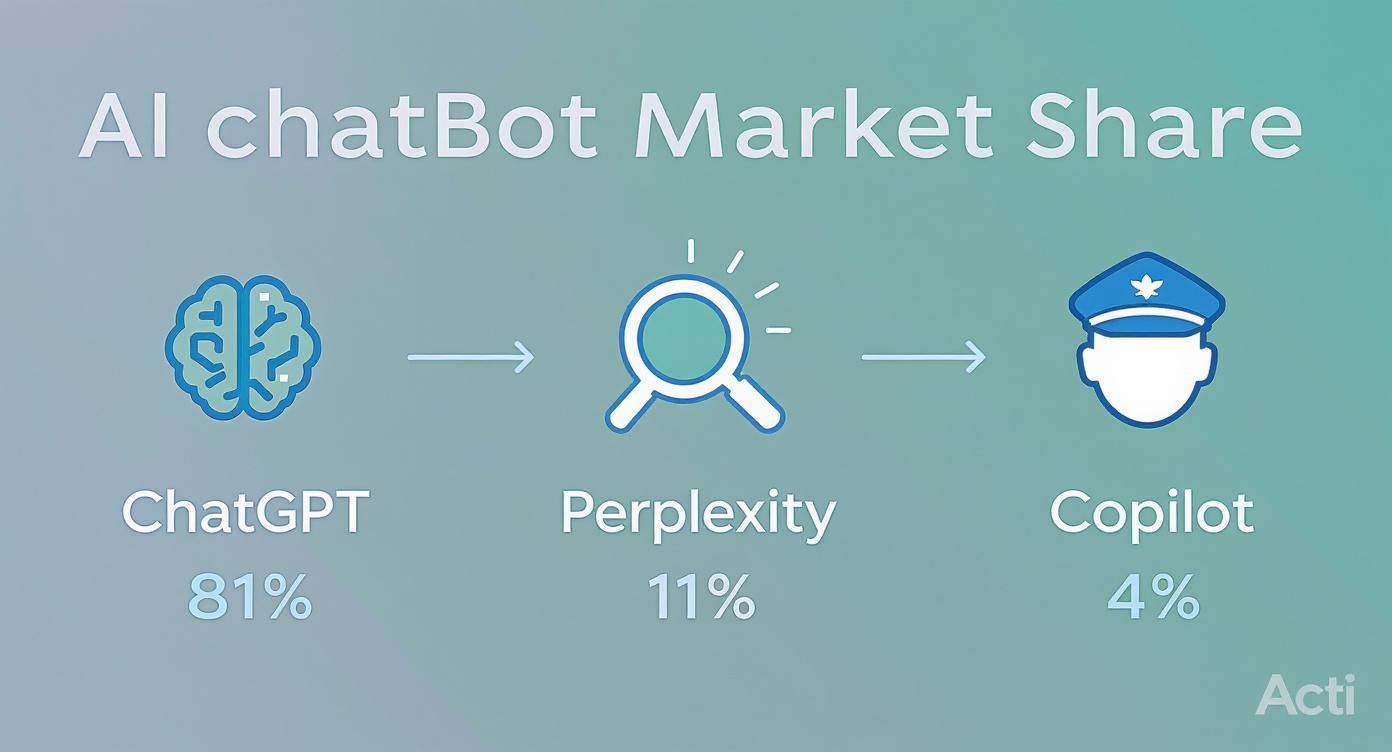 Infographic about chatbots for marketing