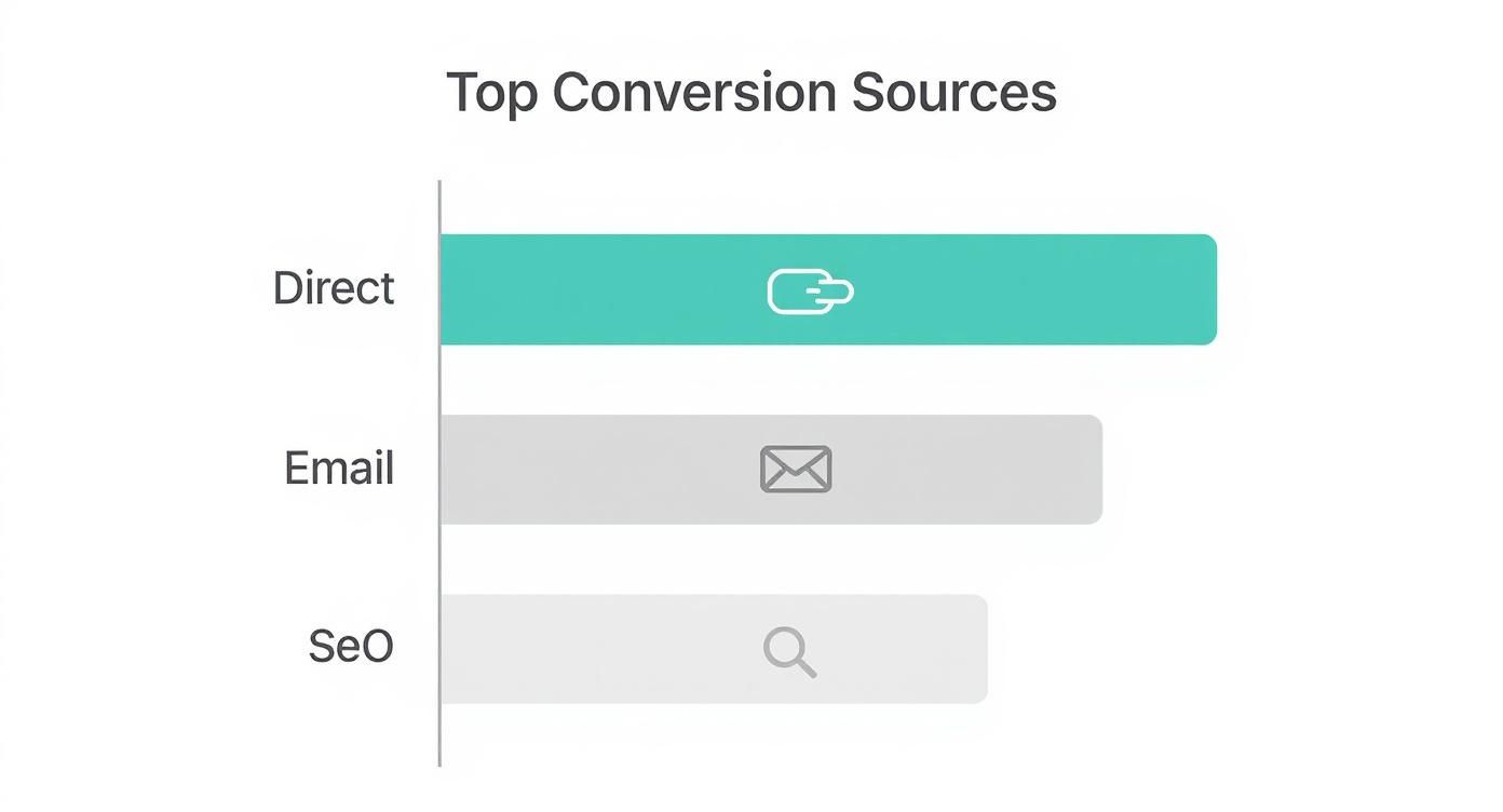 Infographic about how to increase website conversions