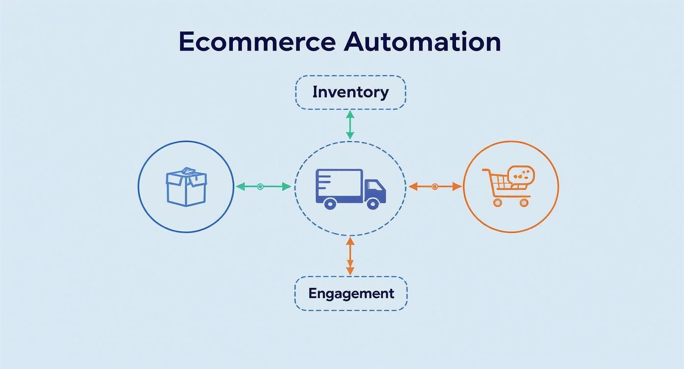 Infographic about ecommerce automation tools