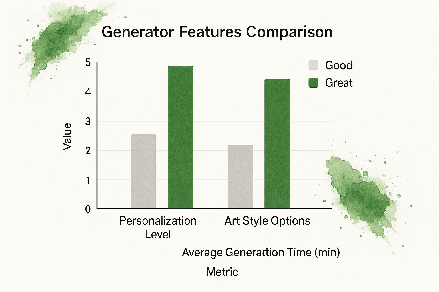 Infographic about children's story generator