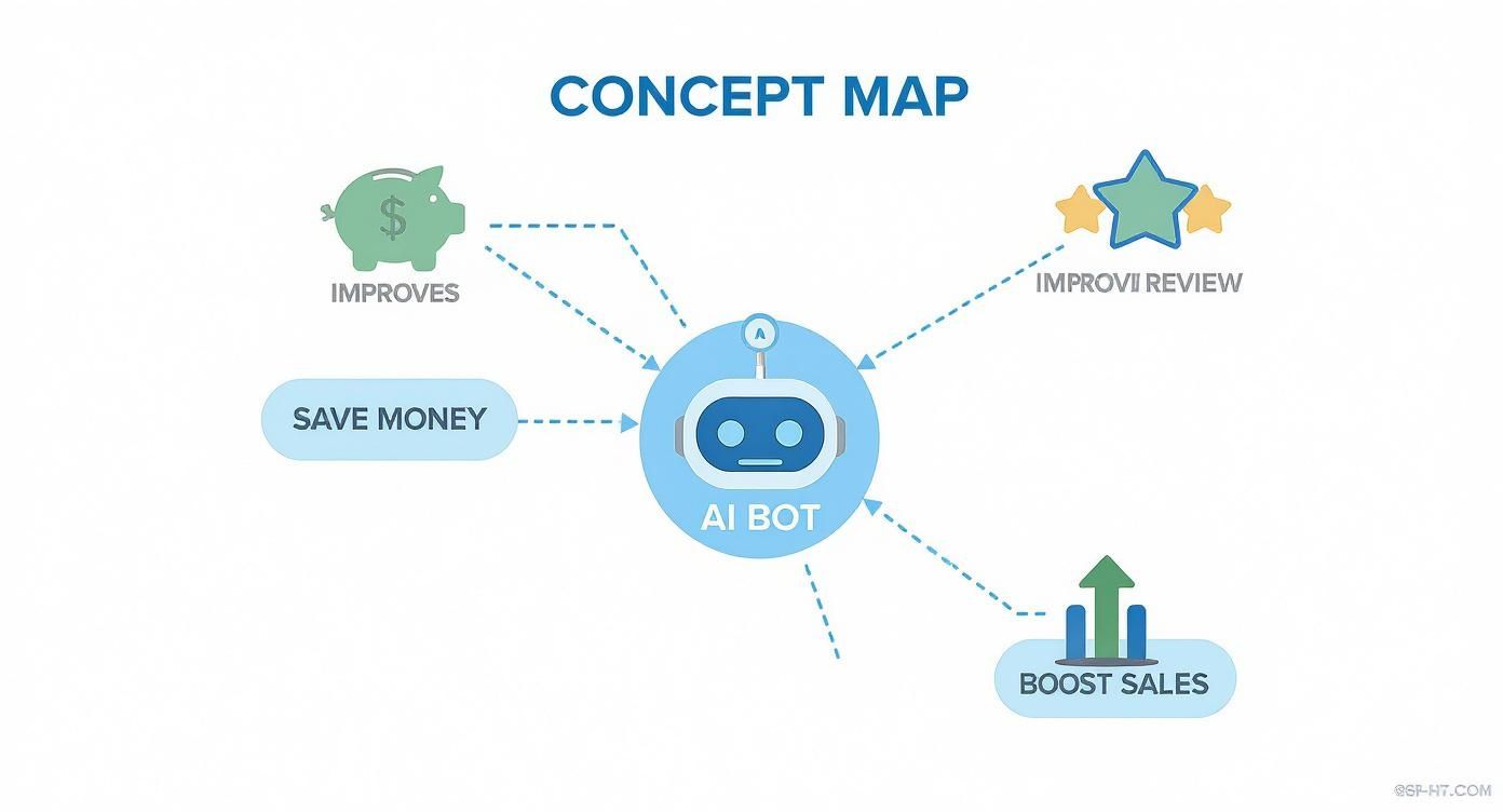 Infographic about ai chatbot for small business