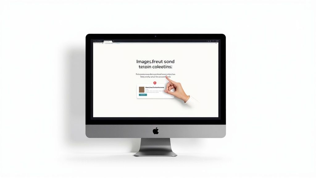 A user interface showing the simple steps to customize a marketing chatbot.