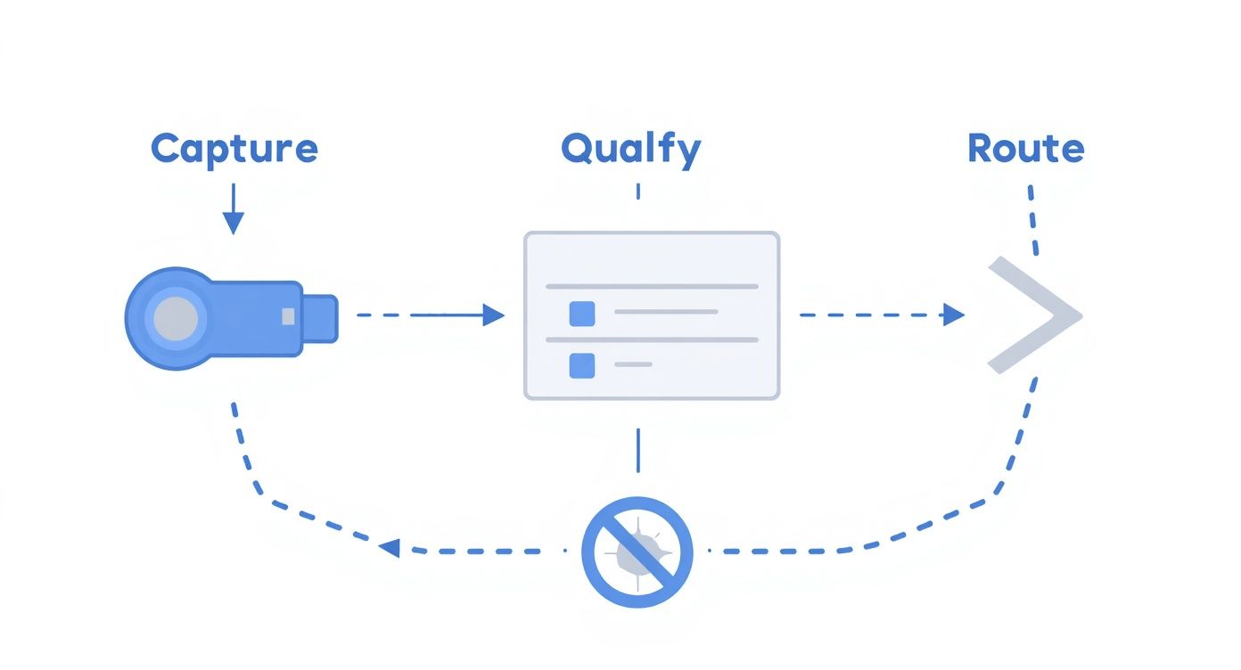 Infographic about how to use ai for lead generation