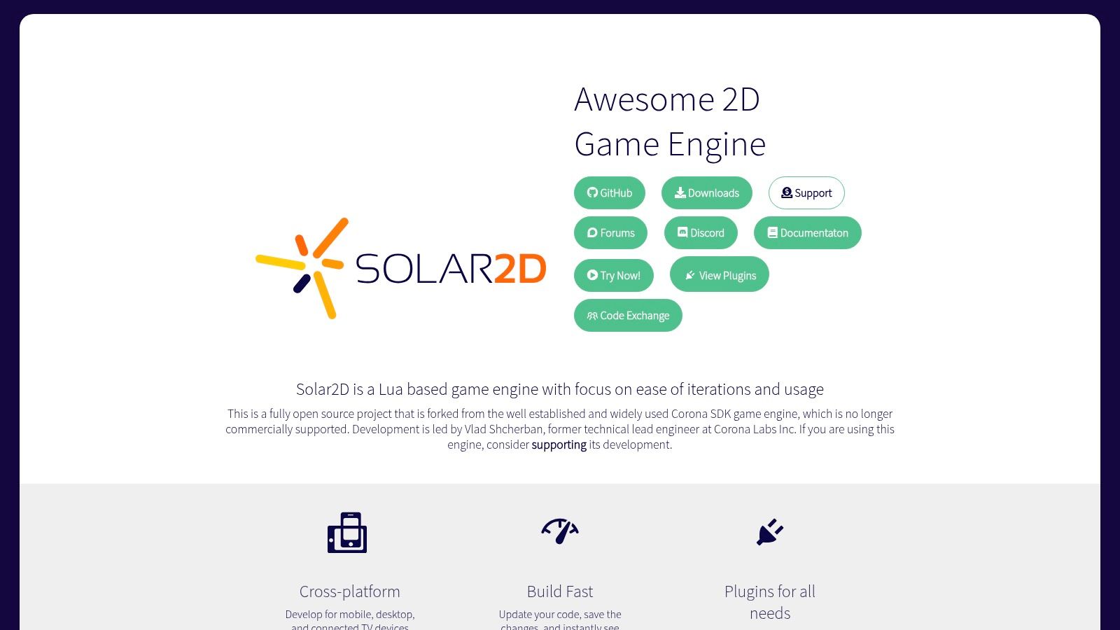 Solar2D (formerly Corona SDK)