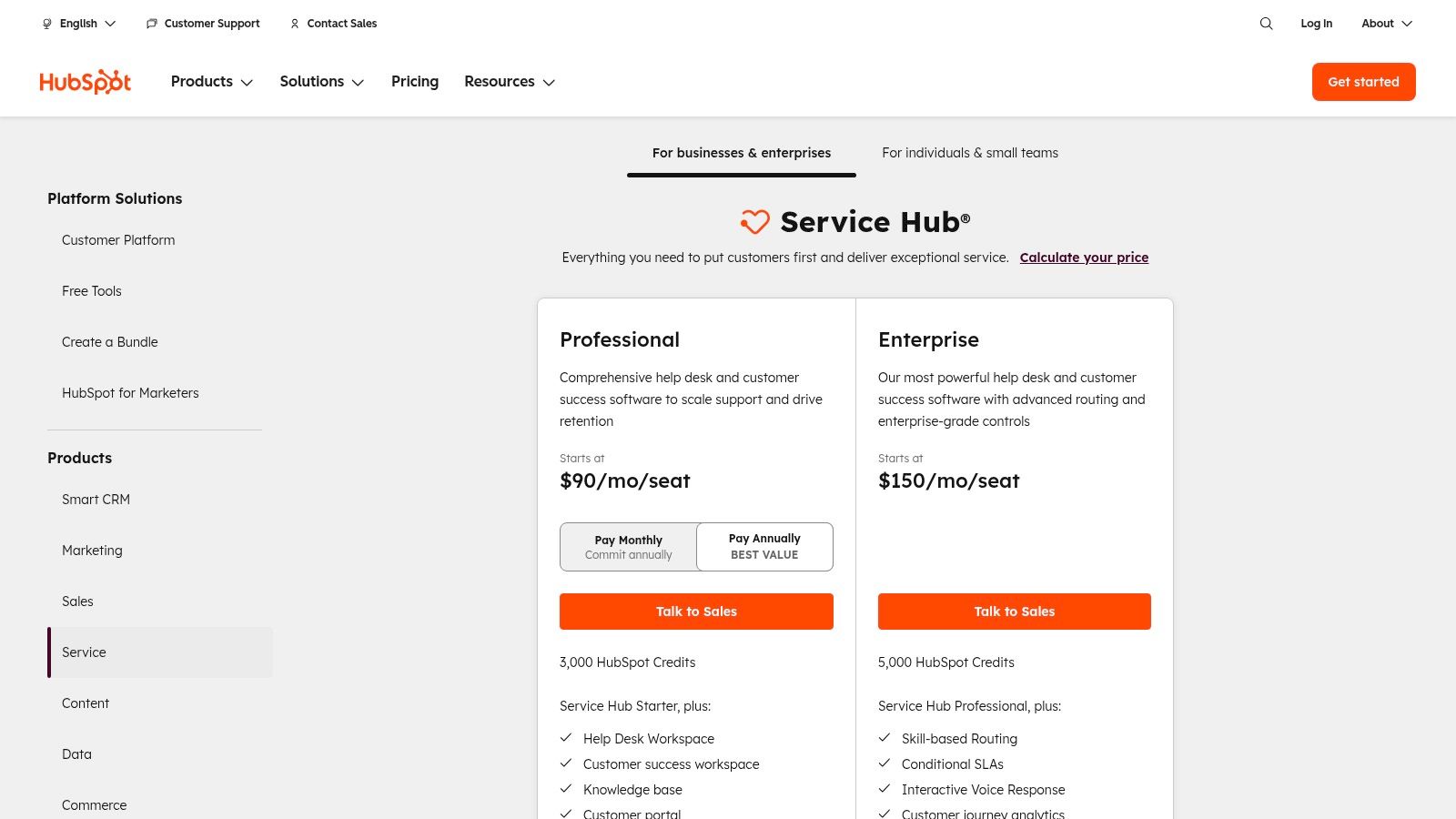HubSpot Service Hub