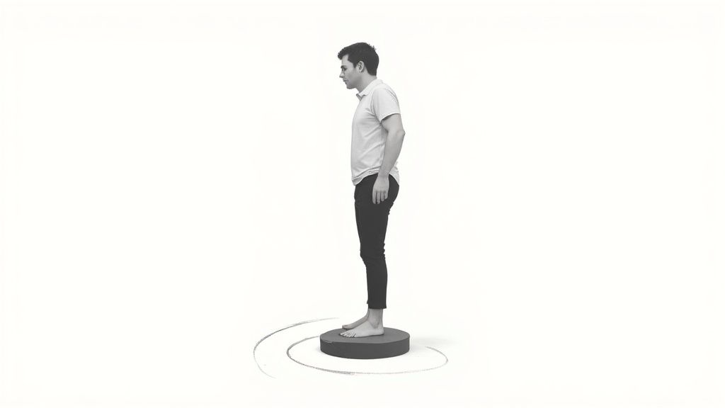 Single-Leg Balance on Unstable Surface