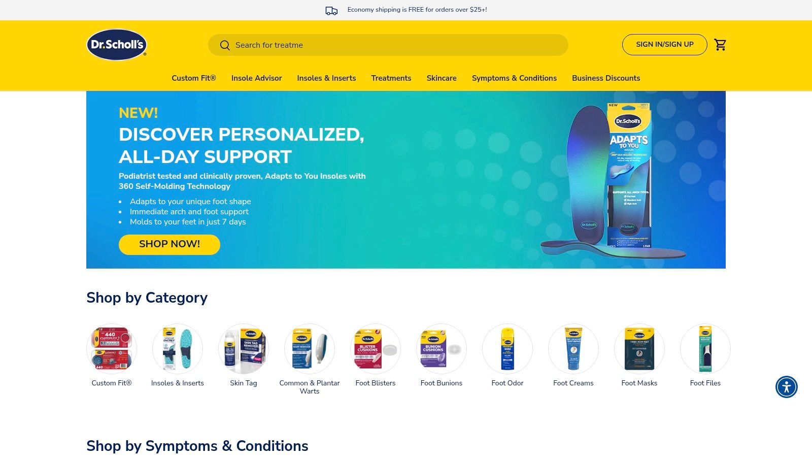 Dr. Scholl's Official Website