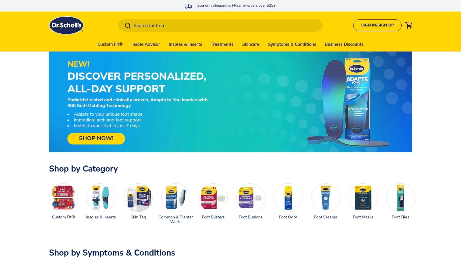 Dr. Scholl's Official Website