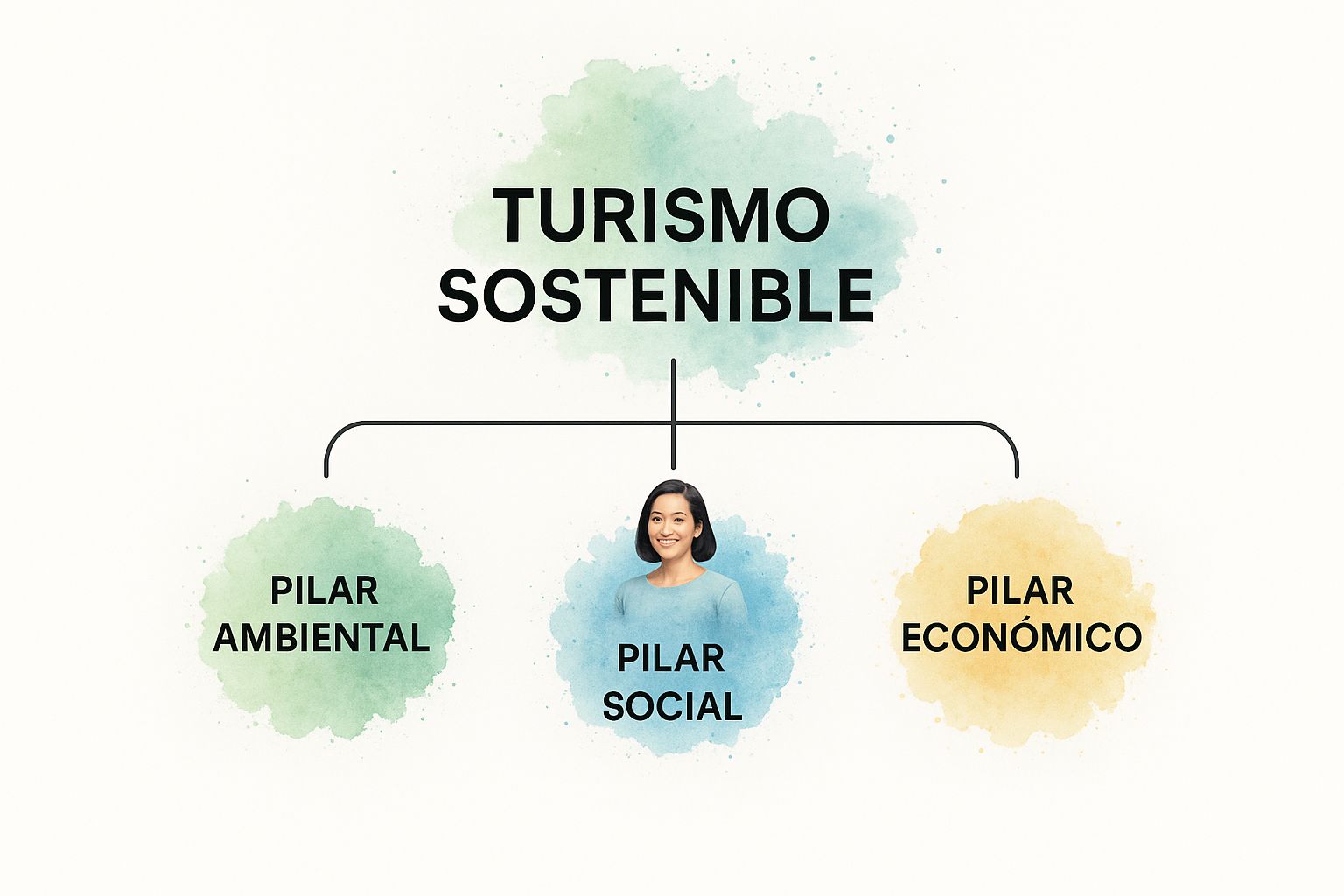 Infographic about qué es turismo sostenible