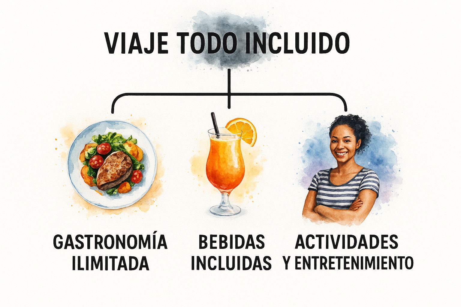 Infographic about qué incluye todo incluido