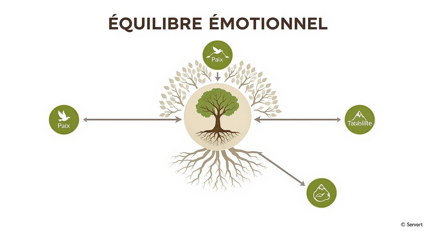 Infographic about agate arbre vertus