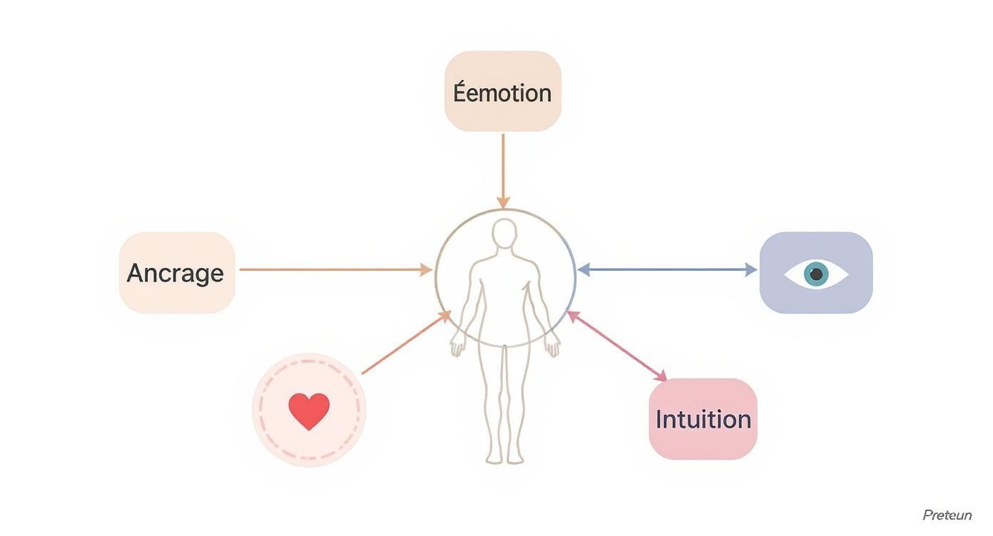 Infographic about équilibrer ses chakras
