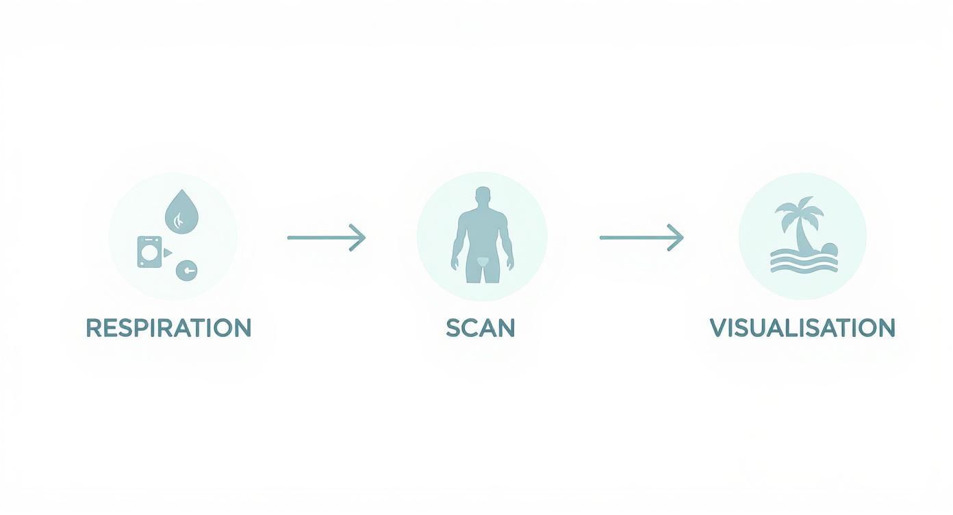 Infographic about méditation guidée pour dormir