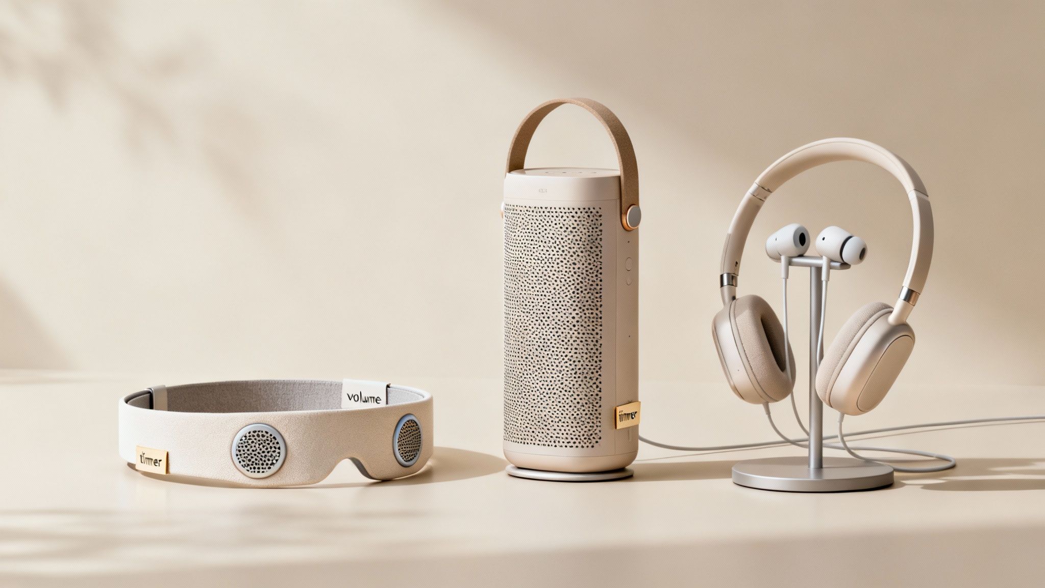 Personne dormant paisiblement avec un casque audio