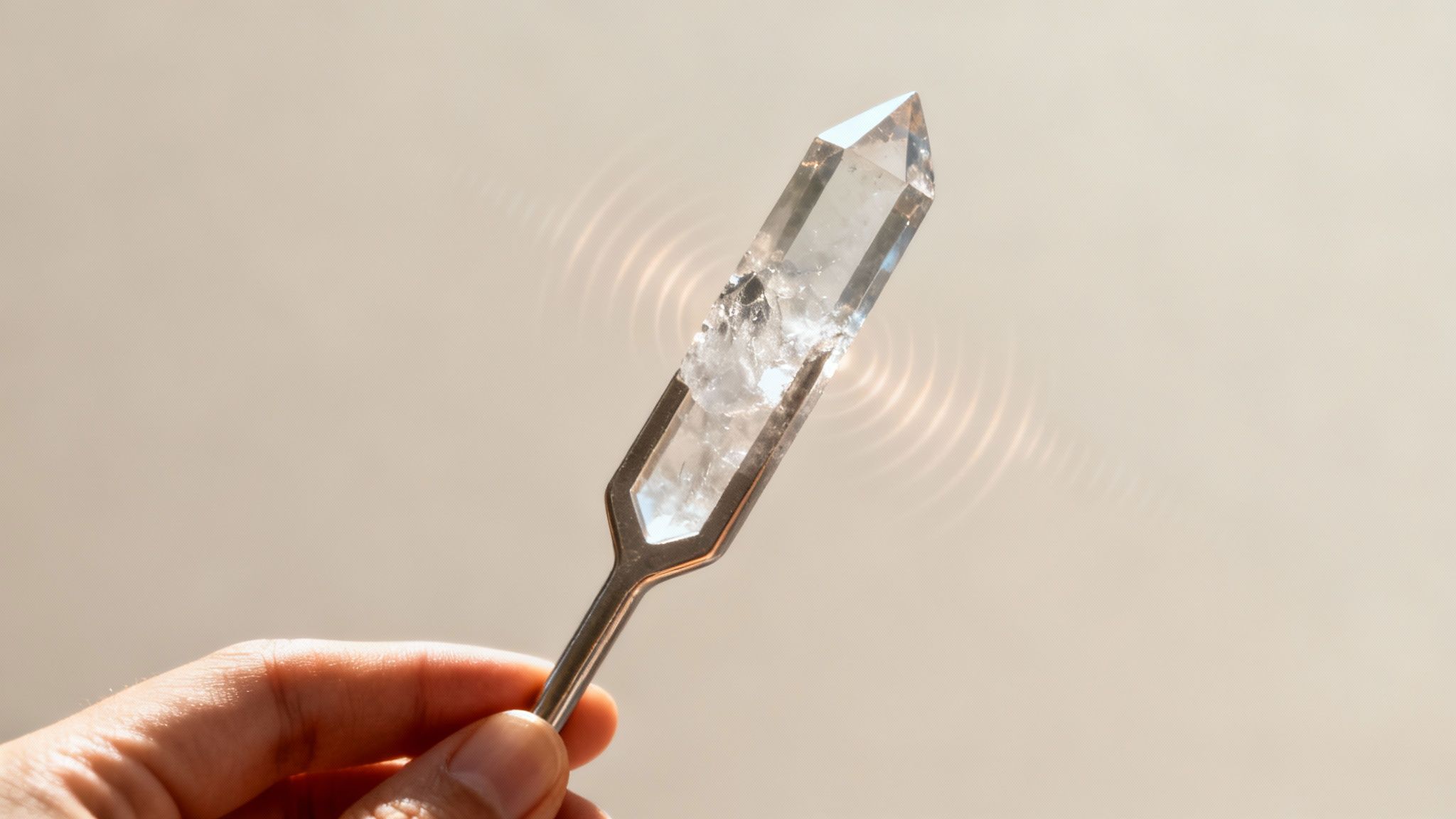 Un assortiment de pierres naturelles colorées, incluant de l'améthyste et du quartz rose, disposées sur une surface en bois.