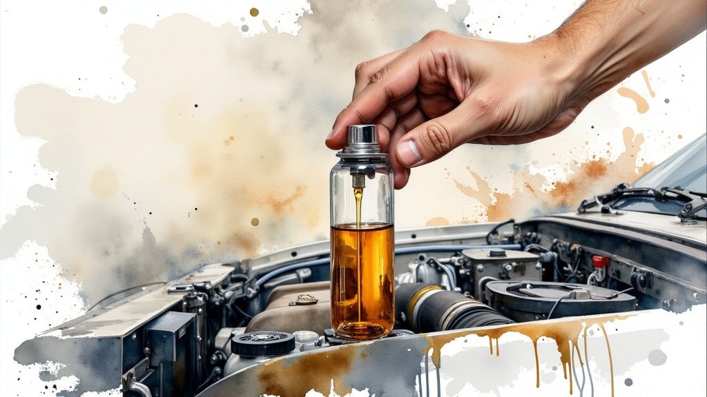 Monitor Oil Level and Condition Between Changes