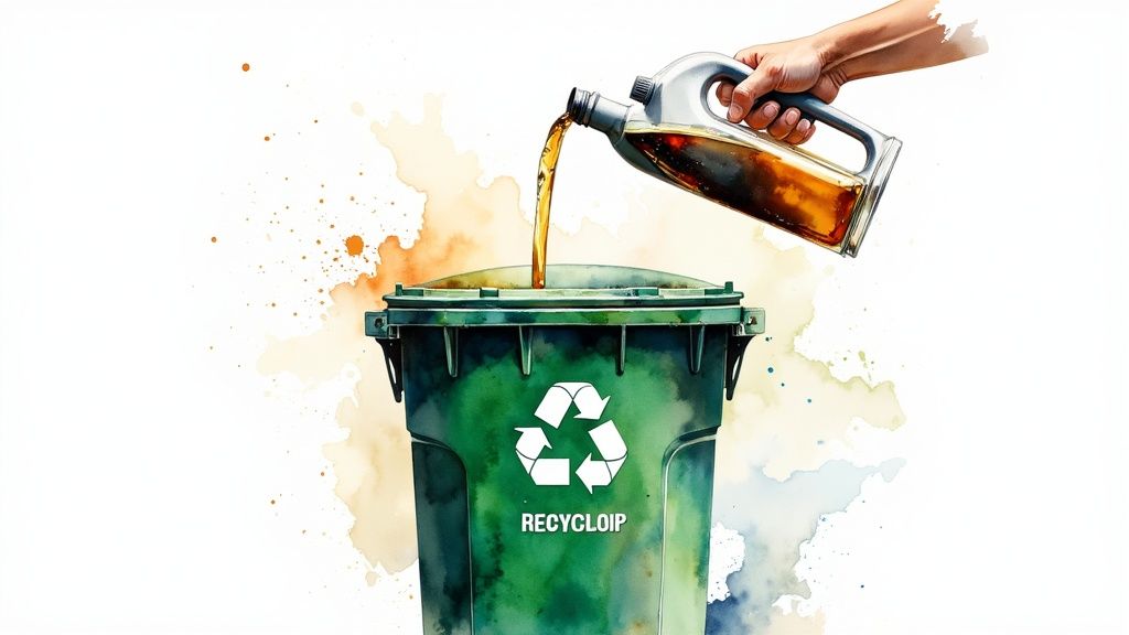 Proper Oil Disposal and Recycling