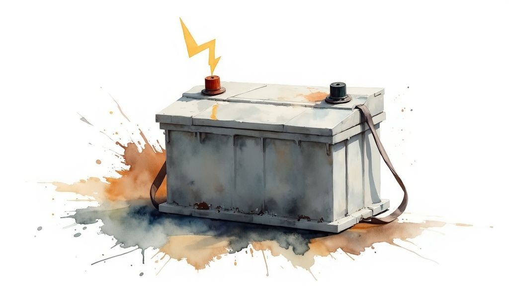 Inspect and Replace Battery