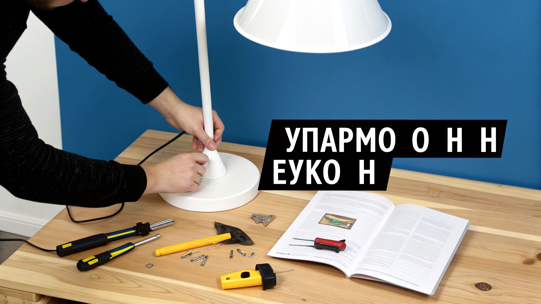 Συναρμολόγηση φωτιστικού ΙΚΕΑ σε καθαρό χώρο