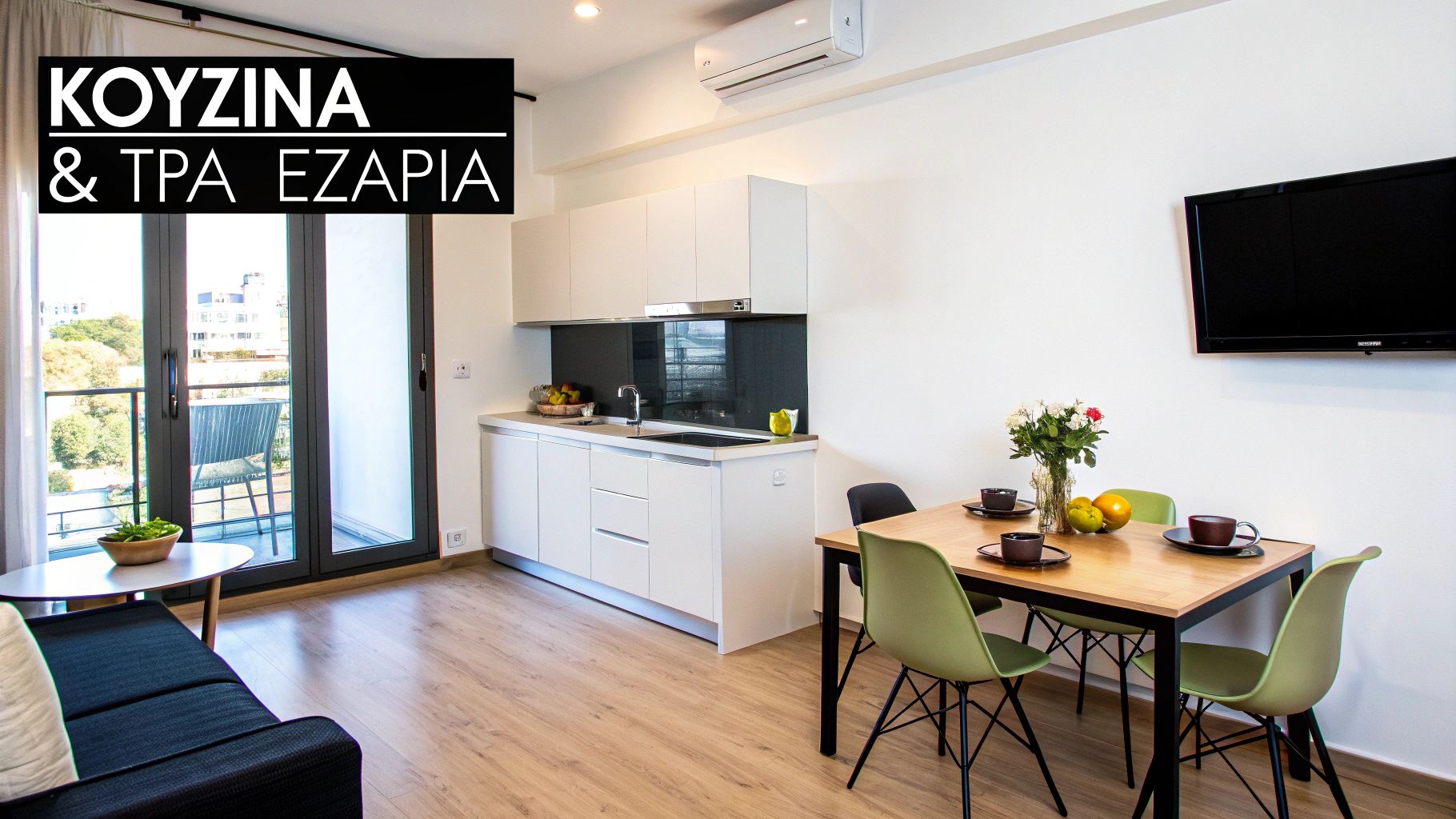 Ένας φωτεινός, μοντέρνος χώρος που αποπνέει ηρεμία και απλότητα.