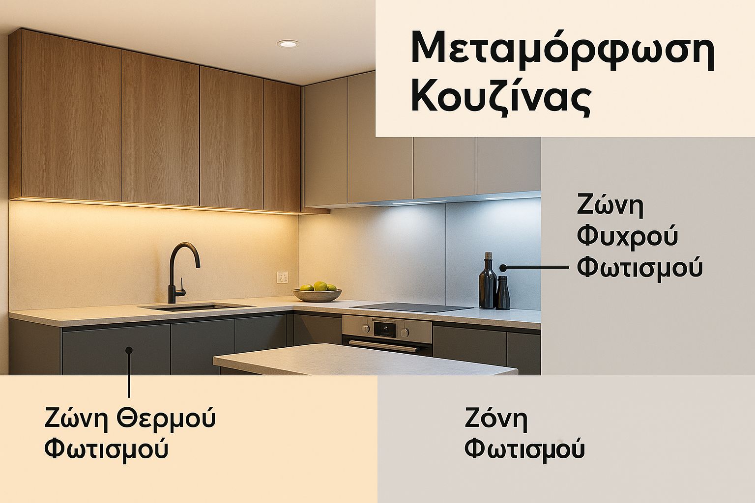Infographic about φωτα για κουζινα