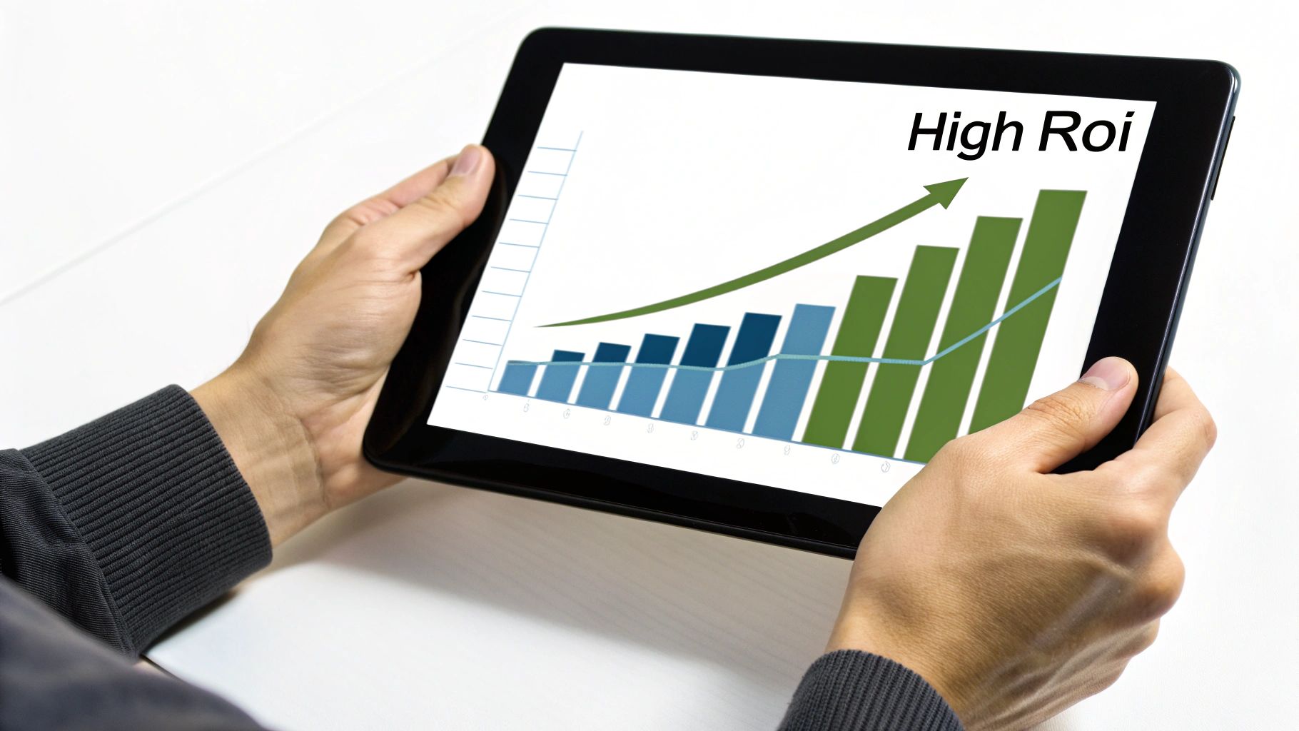 What is Display Advertising – Boosting ROI Through Visual Ads What is Display Advertising – graph showing high ROI from digital ads