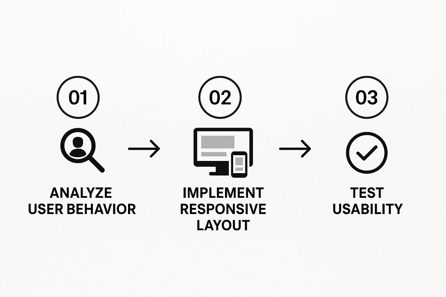 step-by-step guide on how to improve conversion rate through user analysis and testing
