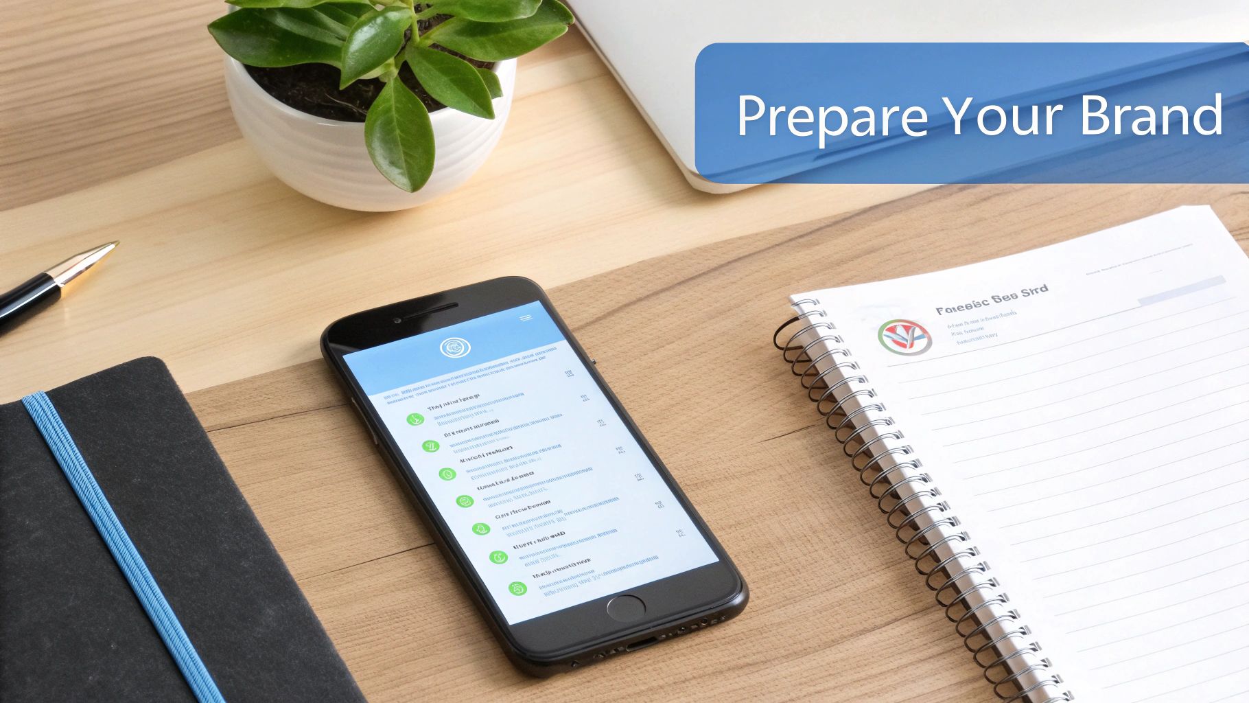 How to Advertise on ChatGPT Brand Preparation How to Advertise on ChatGPT brand preparation setup with phone and notebook