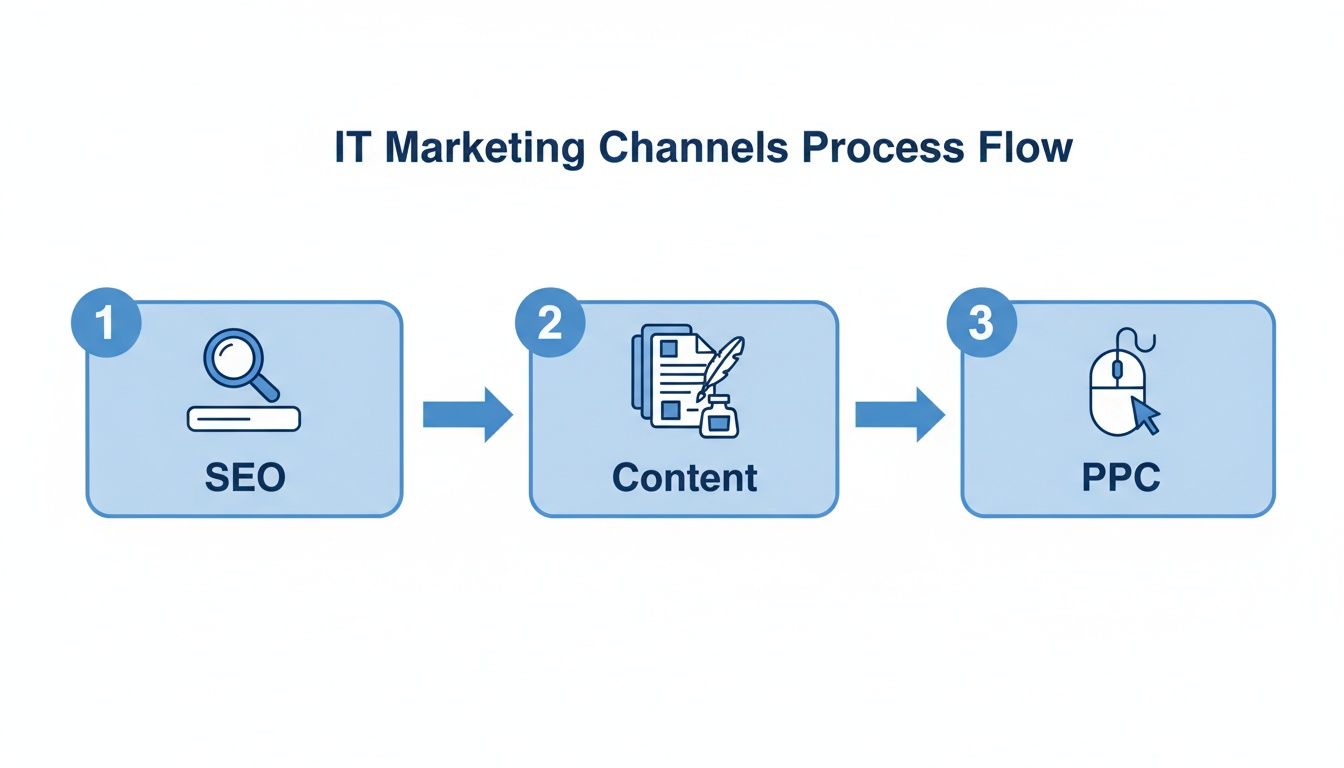 How to Market Your IT Business marketing channels How to Market Your IT Business using SEO, content and PPC marketing channels