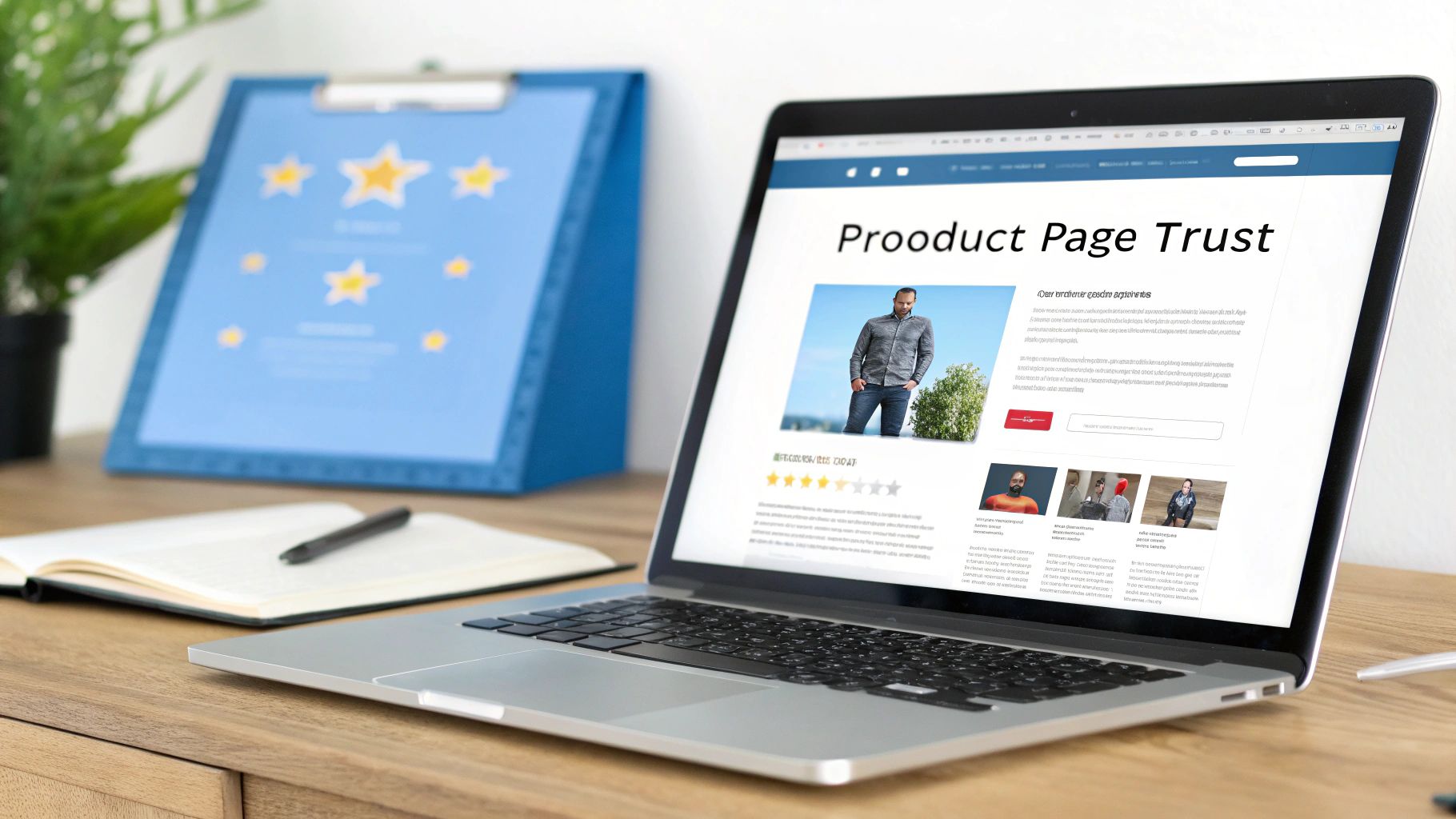 Building Product Page Trust to Improve Ecommerce Conversion Rates Product page trust example used for Improving Ecommerce Conversion Rates